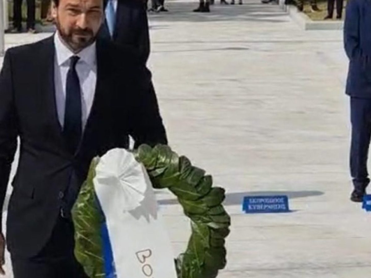 Στον εορτασμό της 25ης Μαρτίου στην Αλεξάνδρεια ο Τάσος Μπαρτζώκας