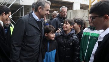 Το μήνυμα Μητσοτάκη από τα υπό ανέγερση σχολεία στη Θεσσαλονίκη