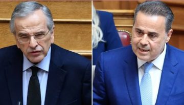 Αντιπαράθεση Σαμαρά – Παπασταύρου στη Βουλή για τους υδρογονάνθρακες και την εξωτερική πολιτική