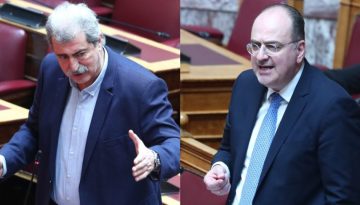 Ά&gamma;&rho;&iota;&alpha; &kappa;ό&nu;&tau;&rho;&alpha; &Pi;&omicron;&lambda;ά&kappa;&eta; &ndash; &Lambda;&alpha;&zeta;&alpha;&rho;ί&delta;&eta; &sigma;&tau;&eta; &Beta;&omicron;&upsilon;&lambda;ή: &laquo;&Sigma;&kappa;&alpha;&sigma;&mu;ό&sigmaf; &Lambda;&alpha;&zeta;&alpha;&rho;ί&delta;&eta;!&raquo; &ndash; &laquo;&Pi;&omicron;ύ &pi;ή&gamma;&alpha;&nu; &tau;&alpha; &mu;&alpha;ύ&rho;&alpha;;&raquo;