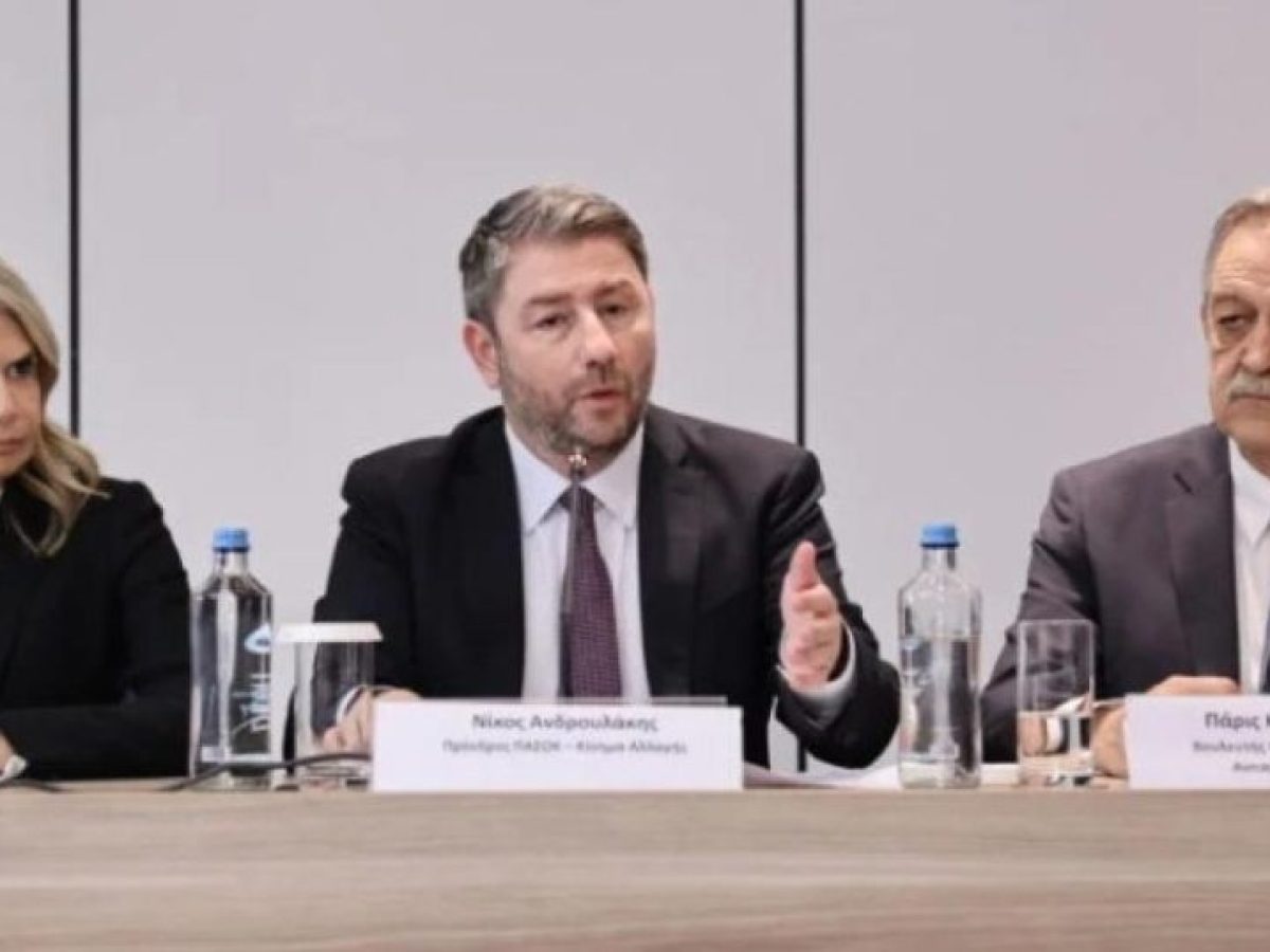 &Alpha;&nu;&delta;&rho;&omicron;&upsilon;&lambda;ά&kappa;&eta;&sigmaf;: &laquo;&Theta;έ&lambda;&omicron;&upsilon;&mu;&epsilon; &alpha;&nu;&omicron;&iota;&chi;&tau;έ&sigmaf; &tau;&rho;ά&pi;&epsilon;&zeta;&epsilon;&sigmaf;, &nu;&alpha; &mu;&pi;&omicron;&upsilon;&nu; &kappa;&alpha;&nu;ό&nu;&epsilon;&sigmaf; &epsilon;ύ&rho;&upsilon;&theta;&mu;&eta;&sigmaf; &lambda;&epsilon;&iota;&tau;&omicron;&upsilon;&rho;&gamma;ί&alpha;&sigmaf;&raquo;