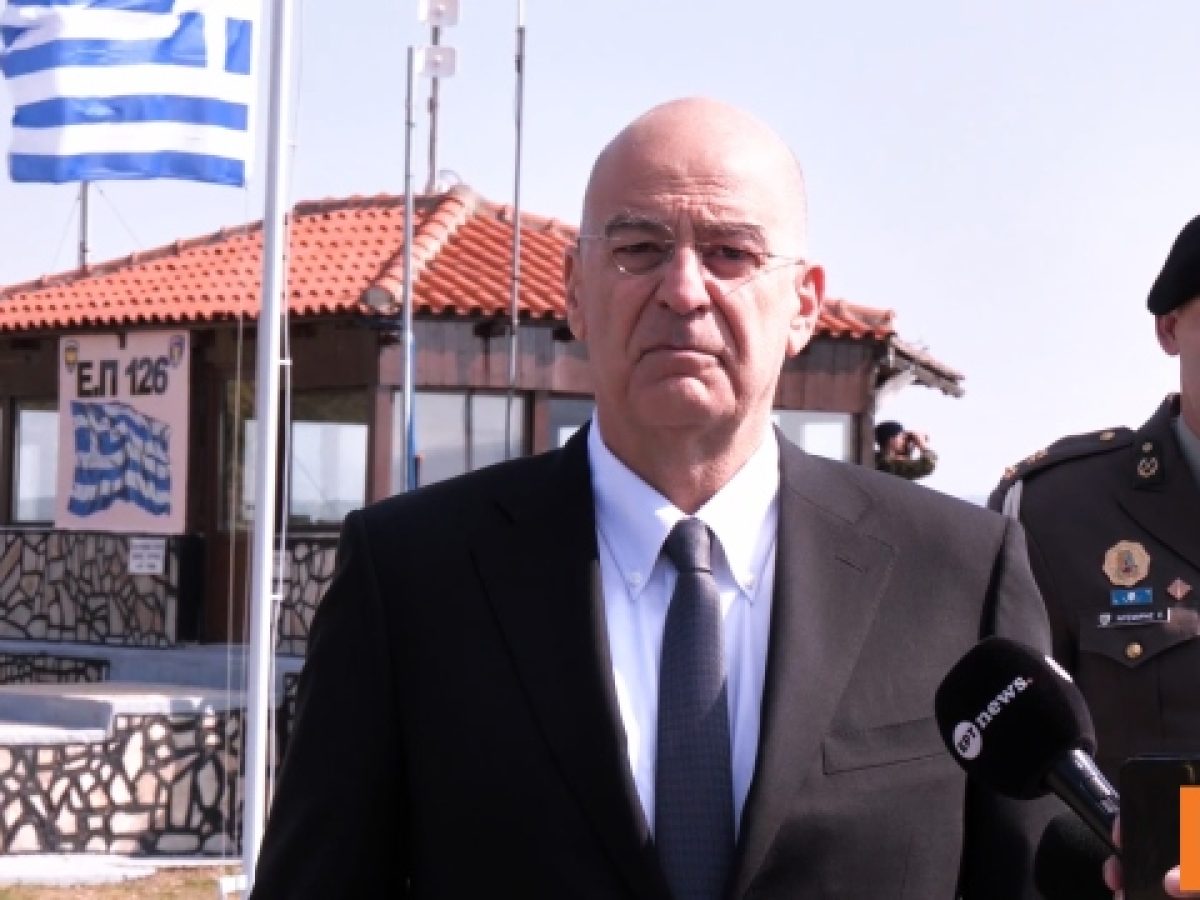 Δένδιας από το φυλάκιο 126 στο Σουφλί: «Η κοινωνία  να στρέψει το βλέμμα σε αυτούς που φυλάττουν τα σύνορα της πατρίδας»