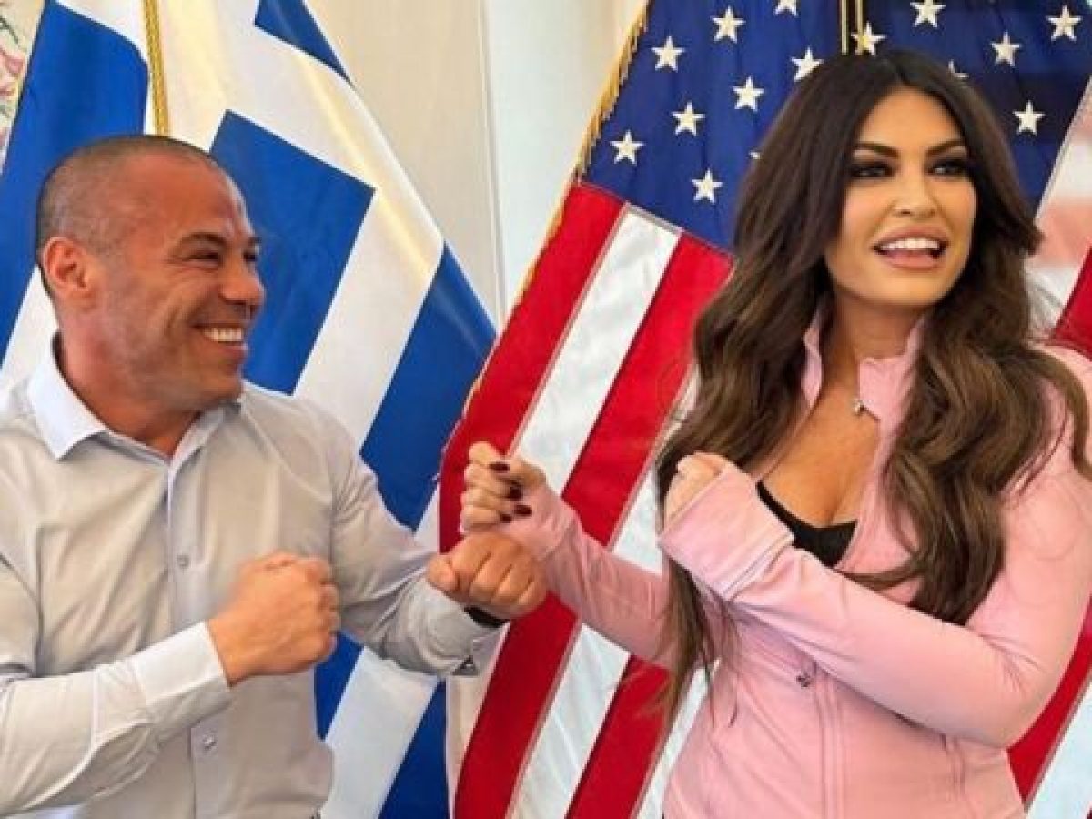 Ο Ζαμπίδης “έπαιξε μποξ” με την Κίμπερλι Γκίλφοϊλ – Η προθέρμανση για τη σπουδαία αναμέτρηση με τον