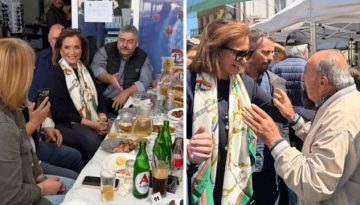 Στο Παζάρι των Βουκωλιών η Ντόρα Μπακογιάννη – “Εύχομαι καλό Πάσχα και πάνω απ’ όλα, ειρήνη”