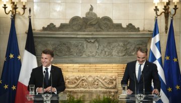 «Ενισχυμένη Συνολική Στρατηγική Εταιρική Σχέση Ελλάδας και Γαλλίας»: Κοινές δηλώσεις Μητσοτάκη – Μακρόν