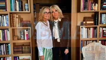 «Γλυκές στιγμές»: Η ΕΒΡΑΙΑ Μαρέβα έκανε παρέα στην…ΤΡΑΝΣ «γυναίκα» του Μακρόν… 