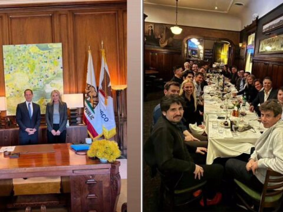 Η Μαρέβα Μητσοτάκη στο Σαν Φρανσίσκο: Η συνάντηση με τη νέα γενιά Ελλήνων επιχειρηματιών και τον δήμαρχο της πόλης Daniel