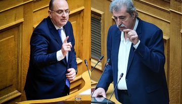 Κόντρα Λαζαρίδη με Πολάκη στη Βουλή: «Είχες διπλά βιβλία, ένα για τα μαύρα» – «Αρκετά σας χαϊδέψαμε κάτι χούλιγκαν σαν κι