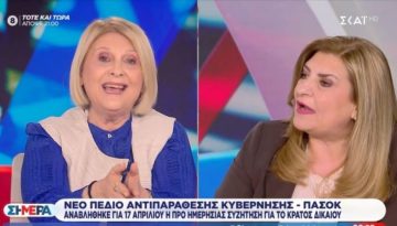 Λιακούλη και Βούλτεψη «σφάχτηκαν» on air: «Συμπεριφέρεστε σαν γειτόνισσα στο μπαλκόνι»