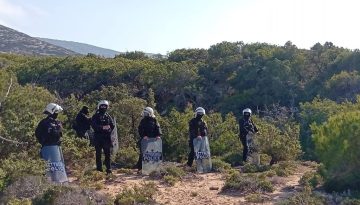 ΜεΡΑ25 Κρήτης: Η «ανάπτυξη» έρχεται με ΜΑΤ στη Γαύδο