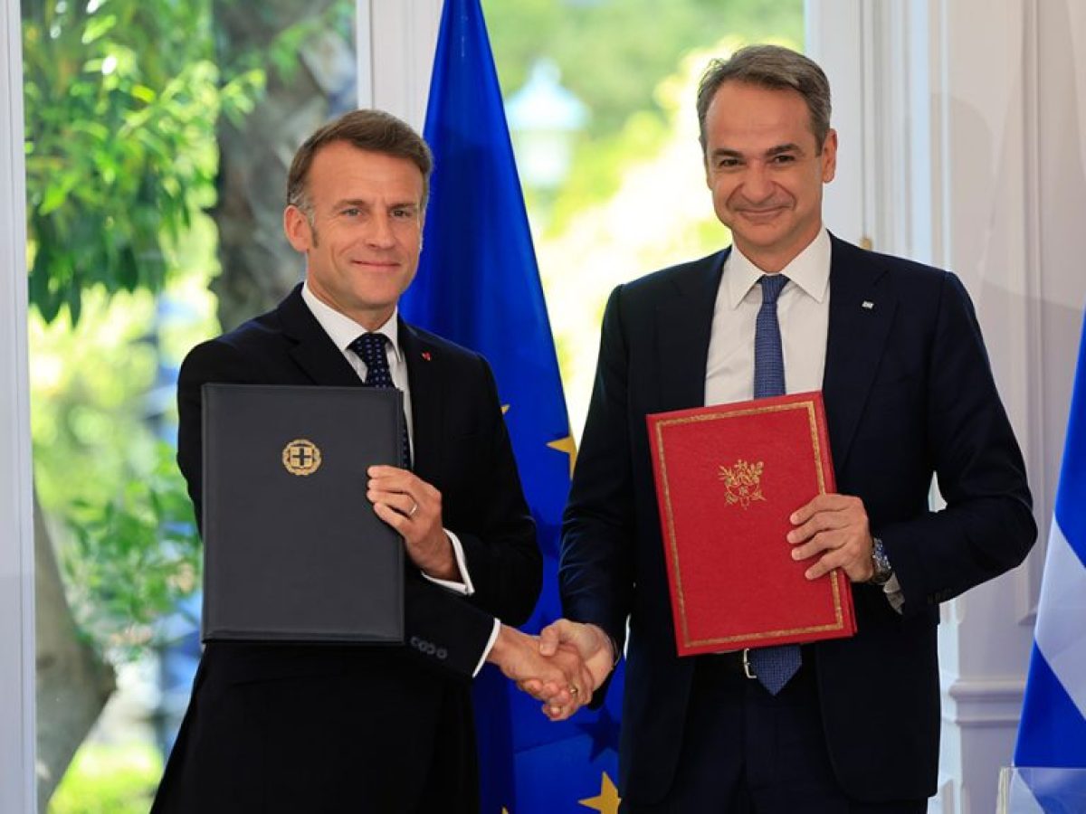 Μητσοτάκης και Μακρόν υπέγραψαν 9 συμφωνίες μεταξύ Ελλάδας – Γαλλίας