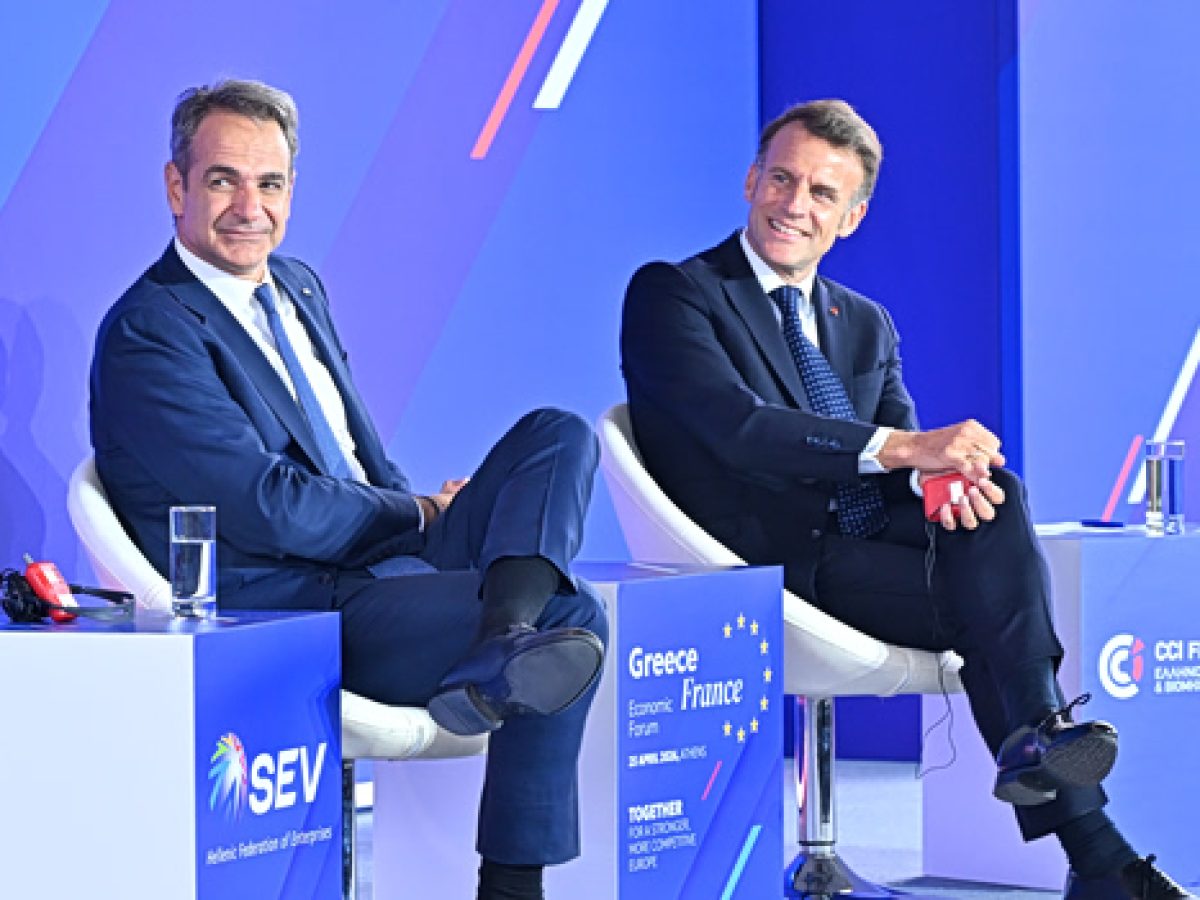 Μητσοτάκης: Πρότυπο για την Ευρώπη η ελληνογαλλική συνεργασία – Μακρόν: Η Ελλάδα είναι μοντέλο οικονομικής προόδου