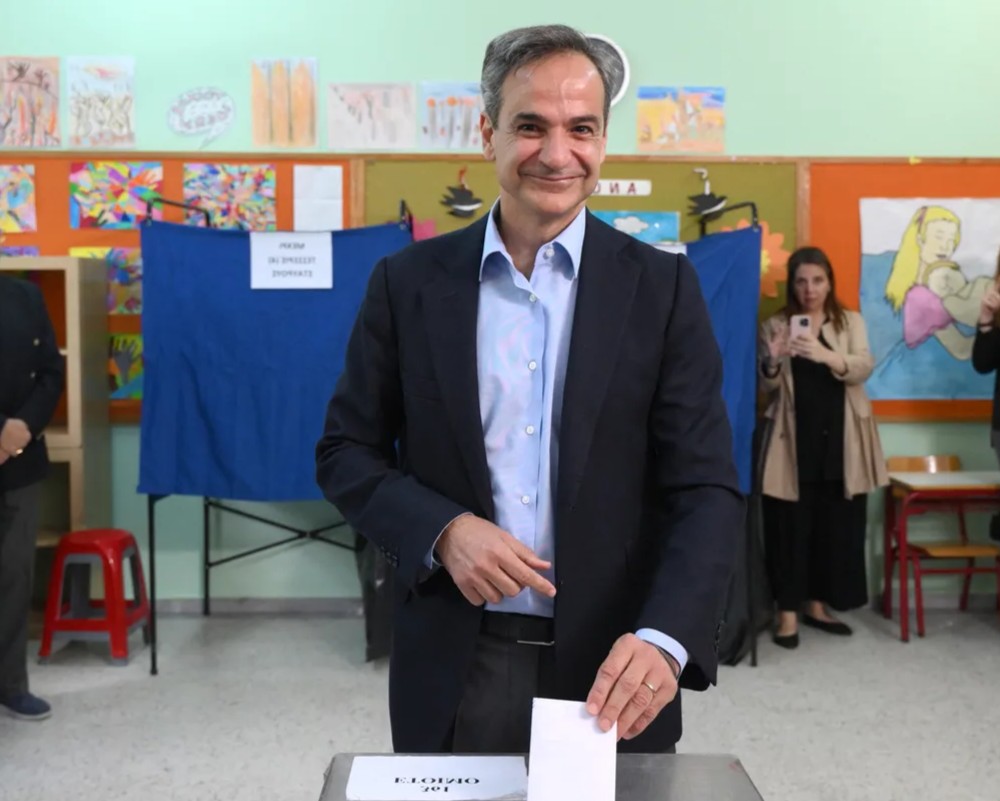 mitsotakis-voting