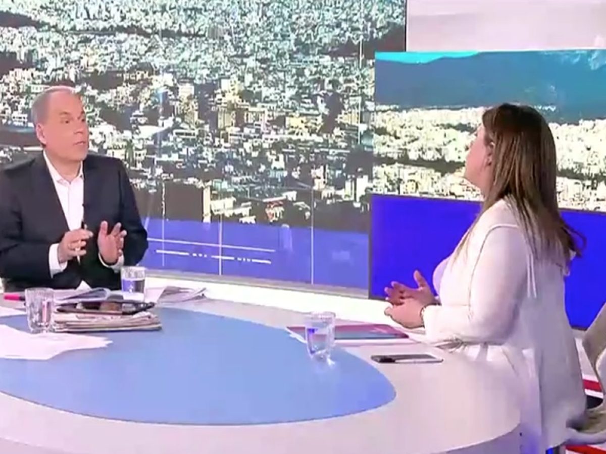 “Μπουρλότο” από τη Ζωή Κωνσταντοπούλου και στο τηλεοπτικό στούντιο – Ένταση με τον Νίκο Στραβελάκη (βίντεο)