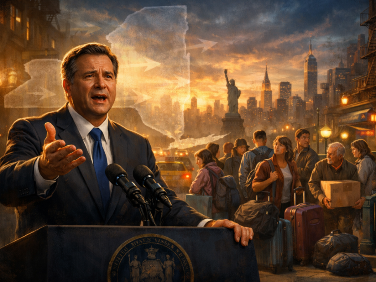 Γιατί η πολιτεία της Νέας Υόρκης παρακαλάει τους εύπορους πρώην κατοίκους της να επιστρέψουν!