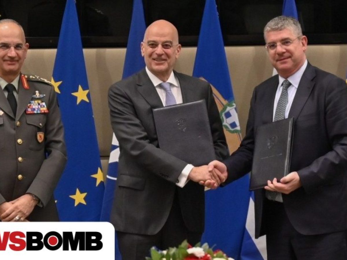 Ο Δένδιας υπέγραψε συμφωνία με την ΕΤΕπ για την ενεργειακή αναβάθμιση των στρατοπέδων