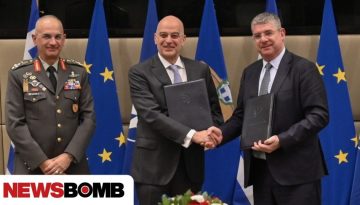 Ο Δένδιας υπέγραψε συμφωνία με την ΕΤΕπ για την ενεργειακή αναβάθμιση των στρατοπέδων