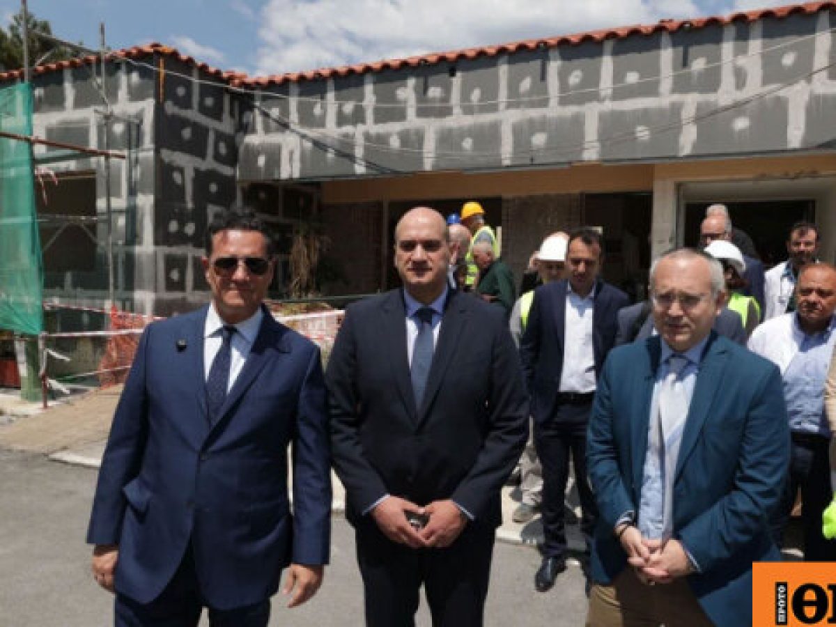 Ο Άδωνις Γεωργιάδης επιθεώρησε τα έργα στο Κέντρο Υγείας Μεγαλόπολης και στο νοσοκομείο Τρίπολης