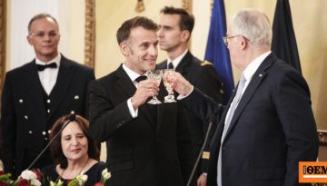 Όλα όσα έγιναν στο δείπνο για τον Μακρόν στο Προεδρικό: Το μενού, τα χαμόγελα και οι πολιτικές και επιχειρηματικές παρουσ