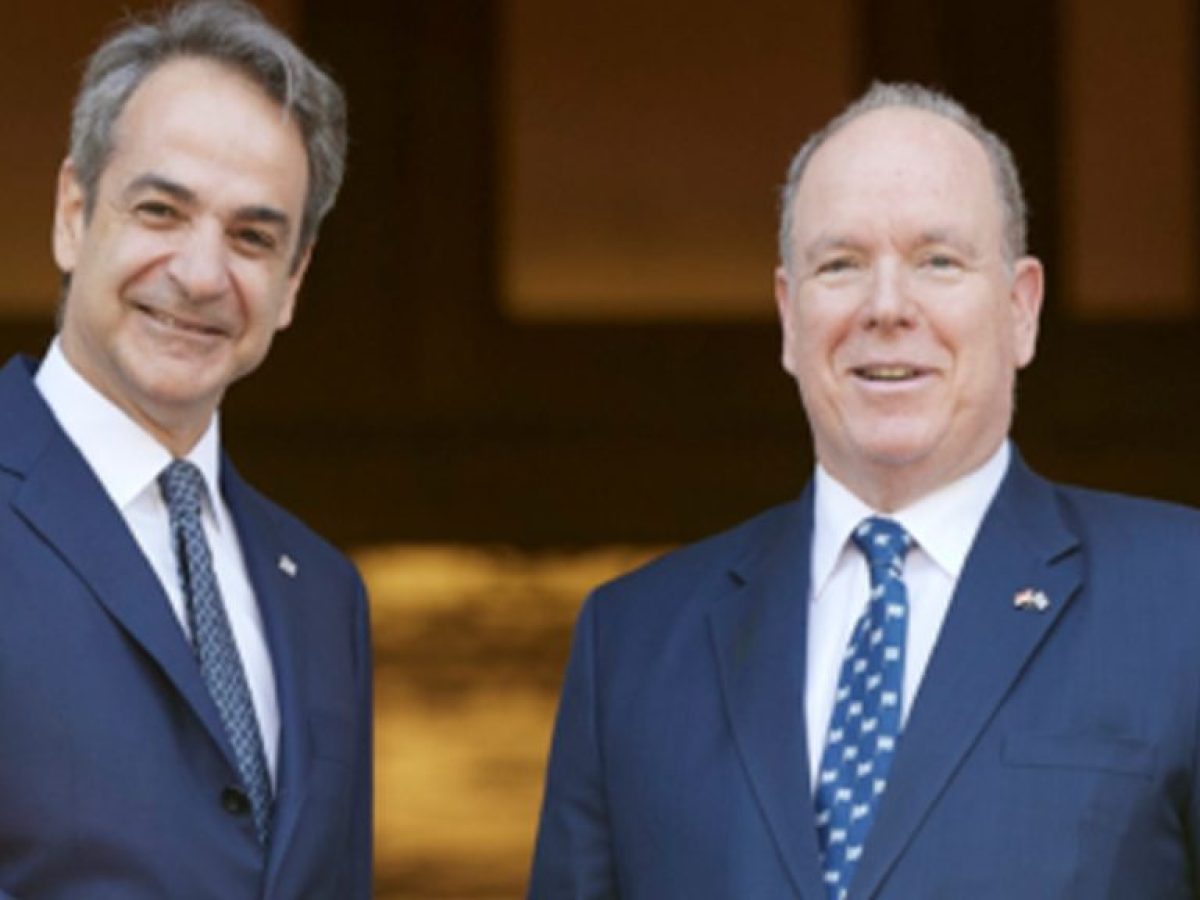 Συνάντηση του πρίγκιπα Αλβέρτου Β’ του Μονακό με τον πρωθυπουργό