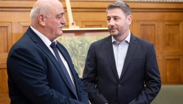 Συνάντηση Ανδρουλάκη με τον Πρόεδρο της ΕΔΕΚ