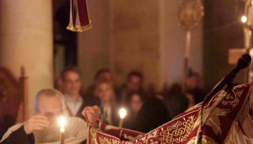 Στα Χανιά για τον Επιτάφιο ο Κυριάκος Μητσοτάκης με την Μαρέβα Γκραμπόφσκι