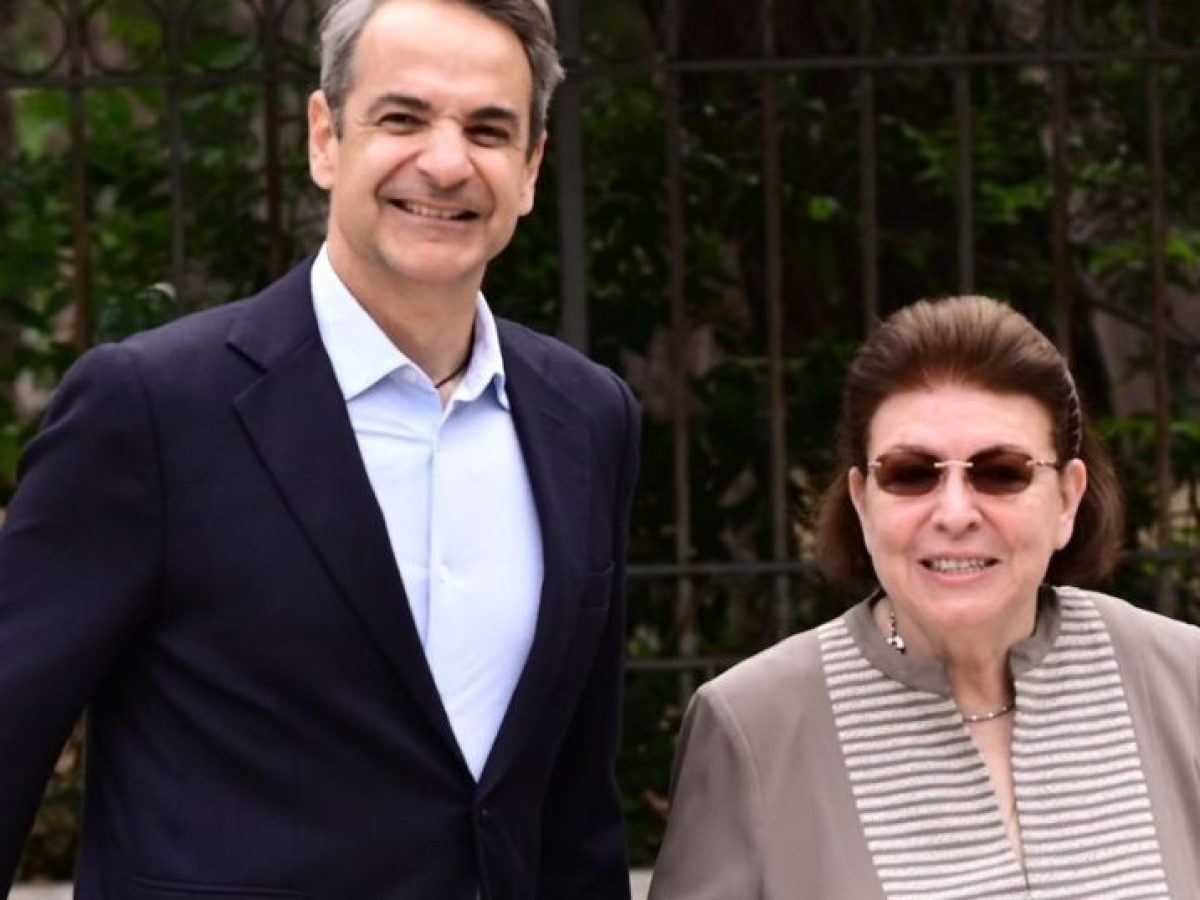 Στη Βασιλίσσης Όλγας ο Κυριάκος με τη Μενδώνη