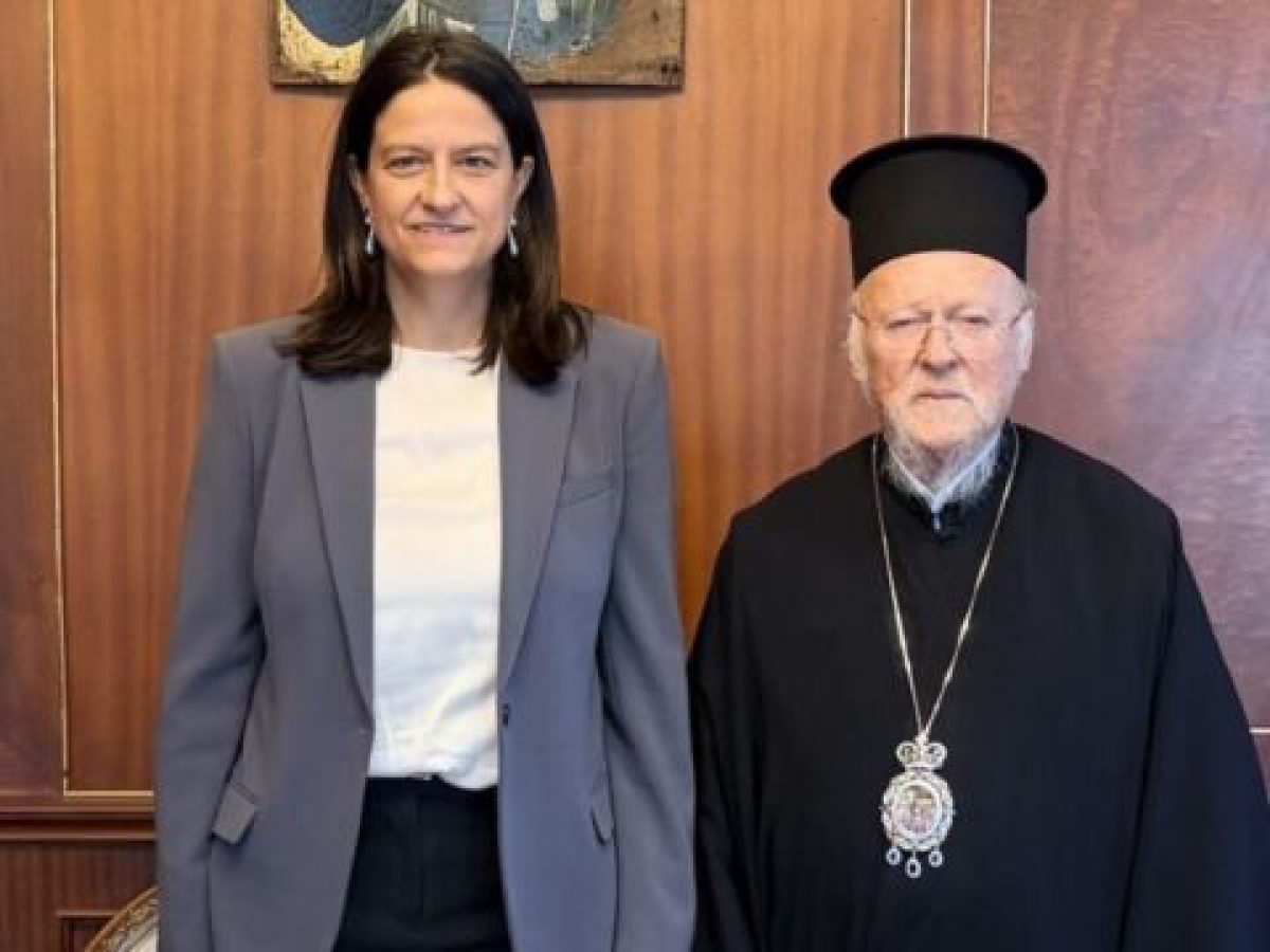 Στο Φανάρι η Νίκη Κεραμέως, συναντήθηκε με τον Οικουμενικό Πατριάρχη Βαρθολομαίο – Τι συζητήθηκε (Εικόνες)