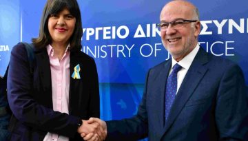 Στο υπουργείο Δικαιοσύνης η Λ. Κοβέσι – Συνάντηση με Γ. Φλωρίδη