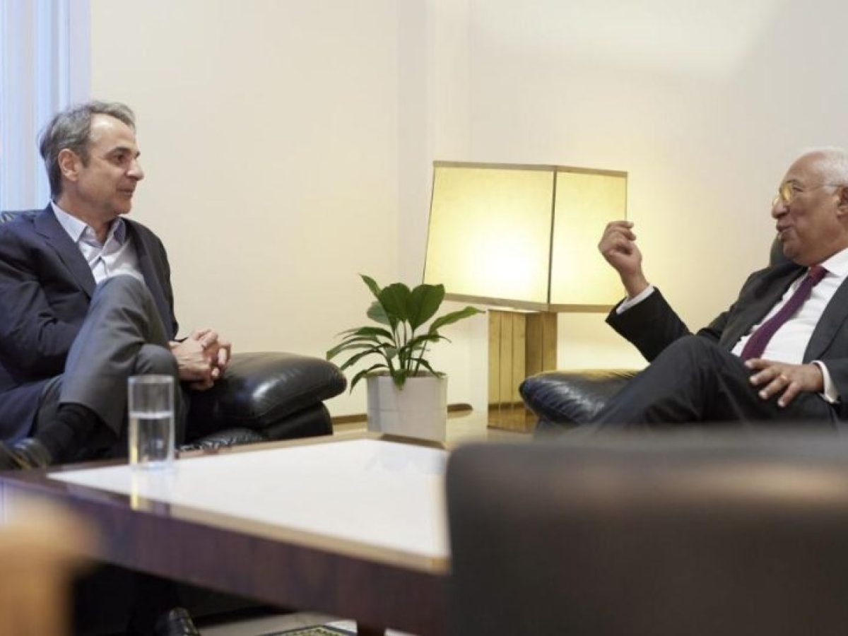 Τι συζήτησαν οι Κυριάκος Μητσοτάκης και Αντόνιο Κόστα για τη Μέση Ανατολή (Photos)