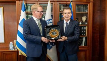 Τι συζήτησε ο Μιχάλης Χρυσοχοΐδης με τον εκτελεστικό διευθυντή της Frontex