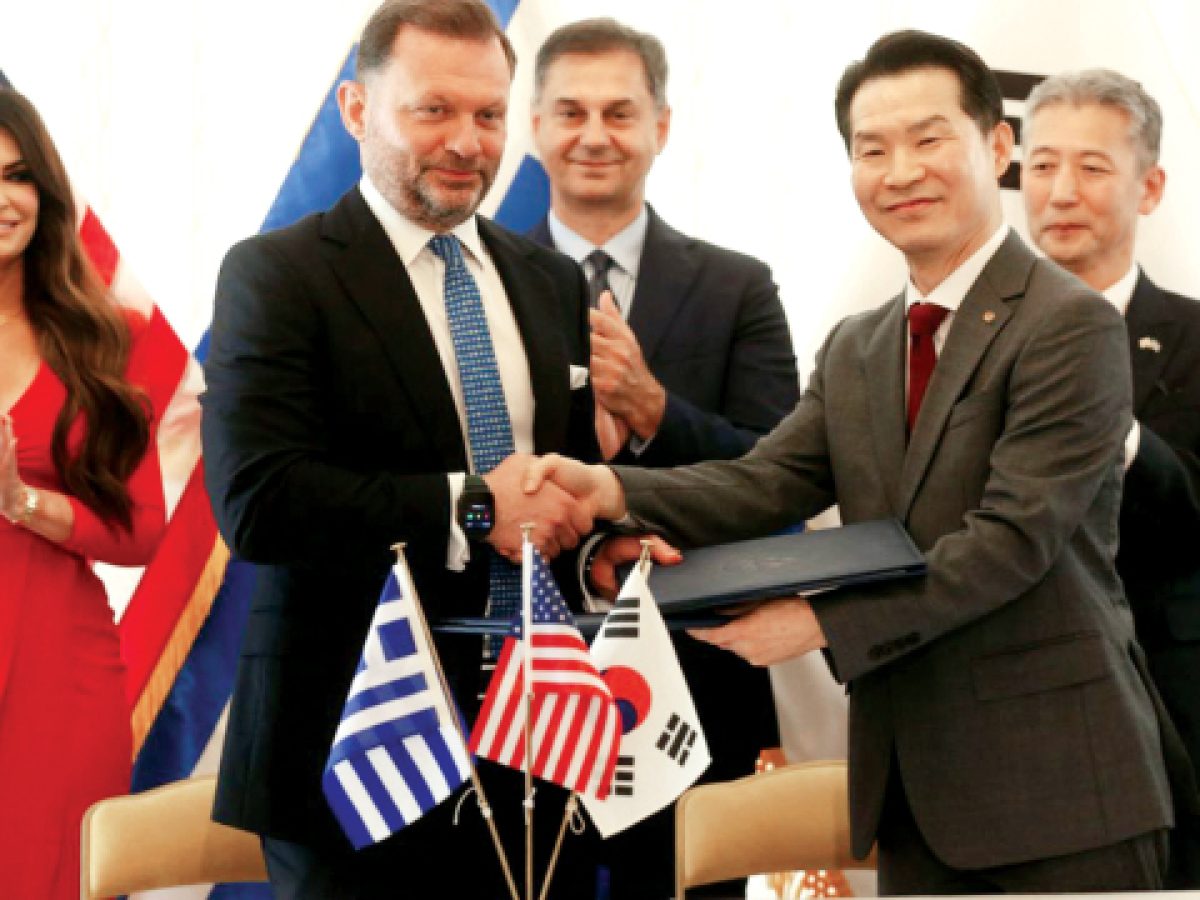 Nαυπηγεία Ελευσίνας: Συμφωνία Ελλάδας, ΗΠΑ  Νότιας Κορέας για επενδύσεις 1,35 δισ. ευρώ και 10.000 θέσεις εργασίας (Εικόν