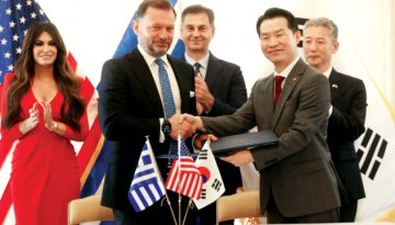 Nαυπηγεία Ελευσίνας: Συμφωνία Ελλάδας, ΗΠΑ  Νότιας Κορέας για επενδύσεις 1,35 δισ. ευρώ και 10.000 θέσεις εργασίας (Εικόν