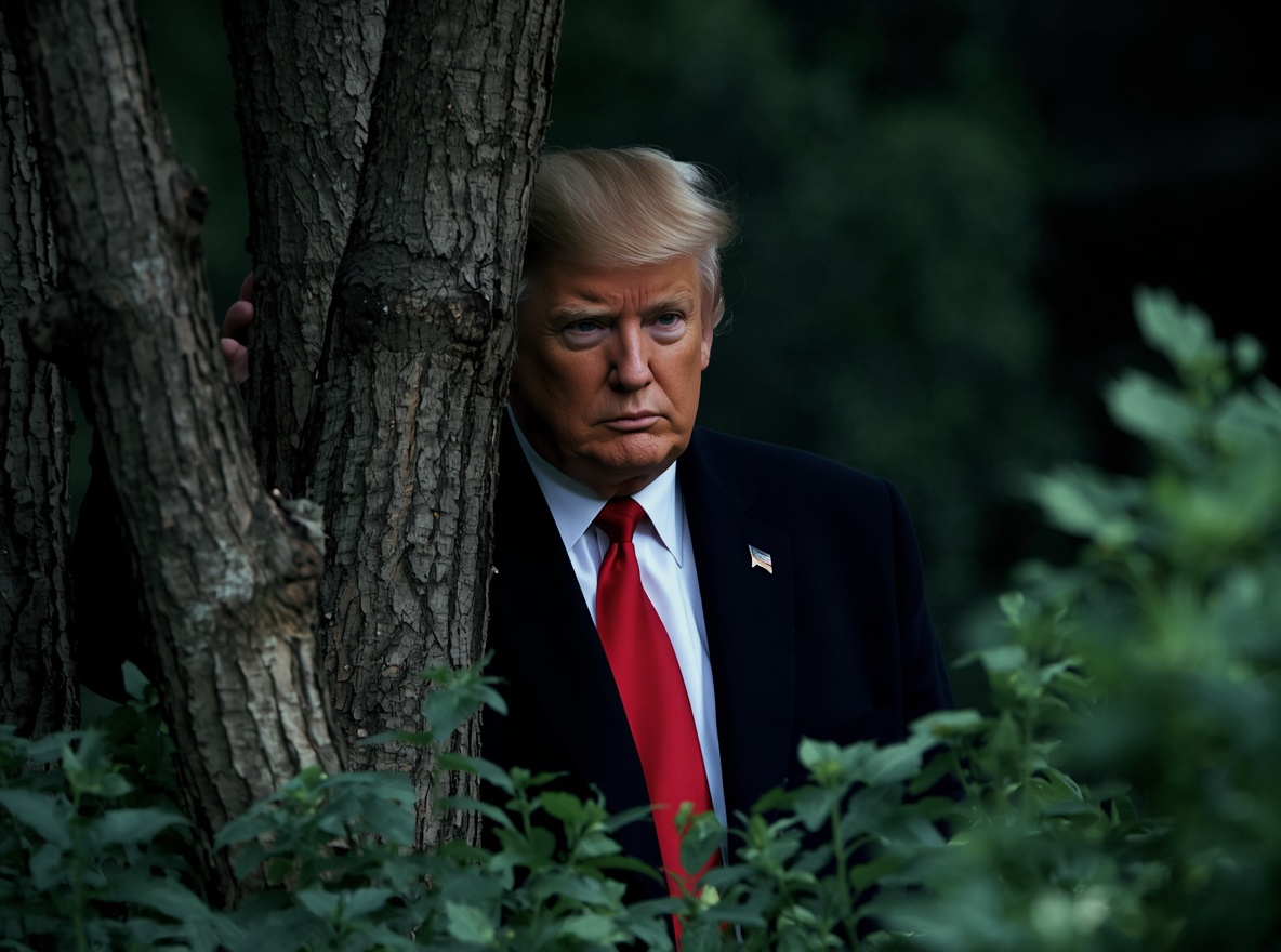 donald-trump-hiding