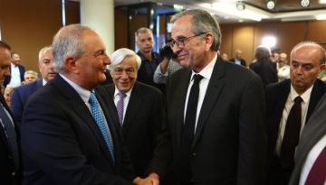 Η ανακοίνωση του κόμματος Σαμαρά που υπολογίζεται περί τα μέσα Ιουνίου και το αντάμωμα με τον Καραμανλή… που μύριζε ναφ