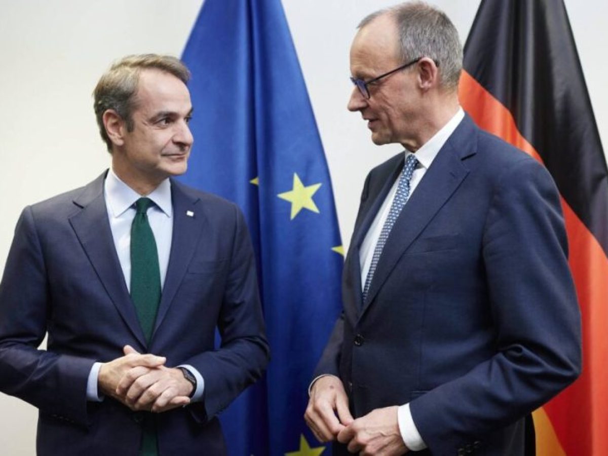 Μητσοτάκης και Μερτζ για τον Ντράγκι στο Άαχεν