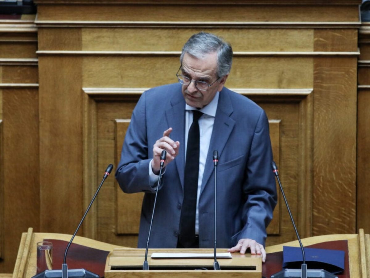 Νέα επίθεση Σαμαρά σε Μητσοτάκη από τη Βουλή: «Η Ελλάδα δεν είναι ιδιοκτησία σας»