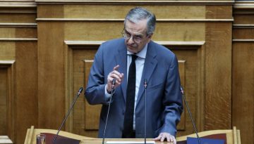 Νέα επίθεση Σαμαρά σε Μητσοτάκη από τη Βουλή: «Η Ελλάδα δεν είναι ιδιοκτησία σας»