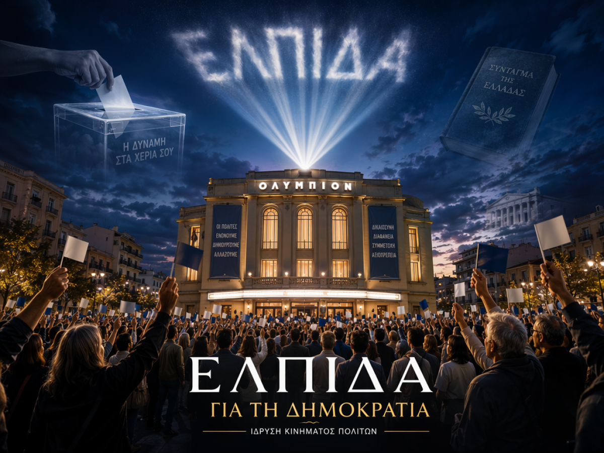 «Ελπίδα για τη Δημοκρατία», ο νέος πολιτικός φορέας που ιδρύθηκε από την Καρυστιανού