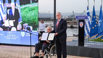 Ο Κωνσταντίνος Τασούλας στην τελετή παράδοσης του Υποβρυχίου «ΠΡΩΤΕΥΣ» στο Πάρκο Ναυτικής Παράδοσης «ΟΔΥΣΣΕΑΣ»