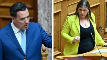 Σφοδρή σύγκρουση Γεωργιάδη – Κωνσταντοπούλου στη Βουλή: «Παρακρατικός» – «Υποκρίτρια»