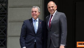 Συνάντηση Γεραπετρίτη με Ελβετό ΥΠΕΞ: Εμβάθυνση σχέσεων Ελλάδας-Ελβετίας σε άμυνα, επενδύσεις και μεταναστευτικό