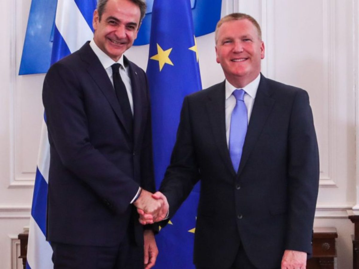 Συνάντηση Μητσοτάκη – McGrath: Στο επίκεντρο οι συστάσεις και βελτιώσεις στο Κράτος Δικαίου στην Ελλάδα