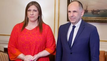 Συνάντηση Ζωής Κωνσταντοπούλου και Γιώργου Γεραπετρίτη – Στο επίκεντρο οι εξελίξεις σε κρίσιμα διεθνή πεδία