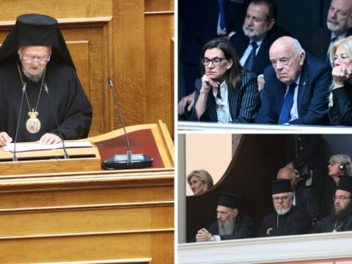 Συνωστισμός στα θεωρεία της Βουλής για την ιστορική ομιλία Βαρθολομαίου (Εικόνες)