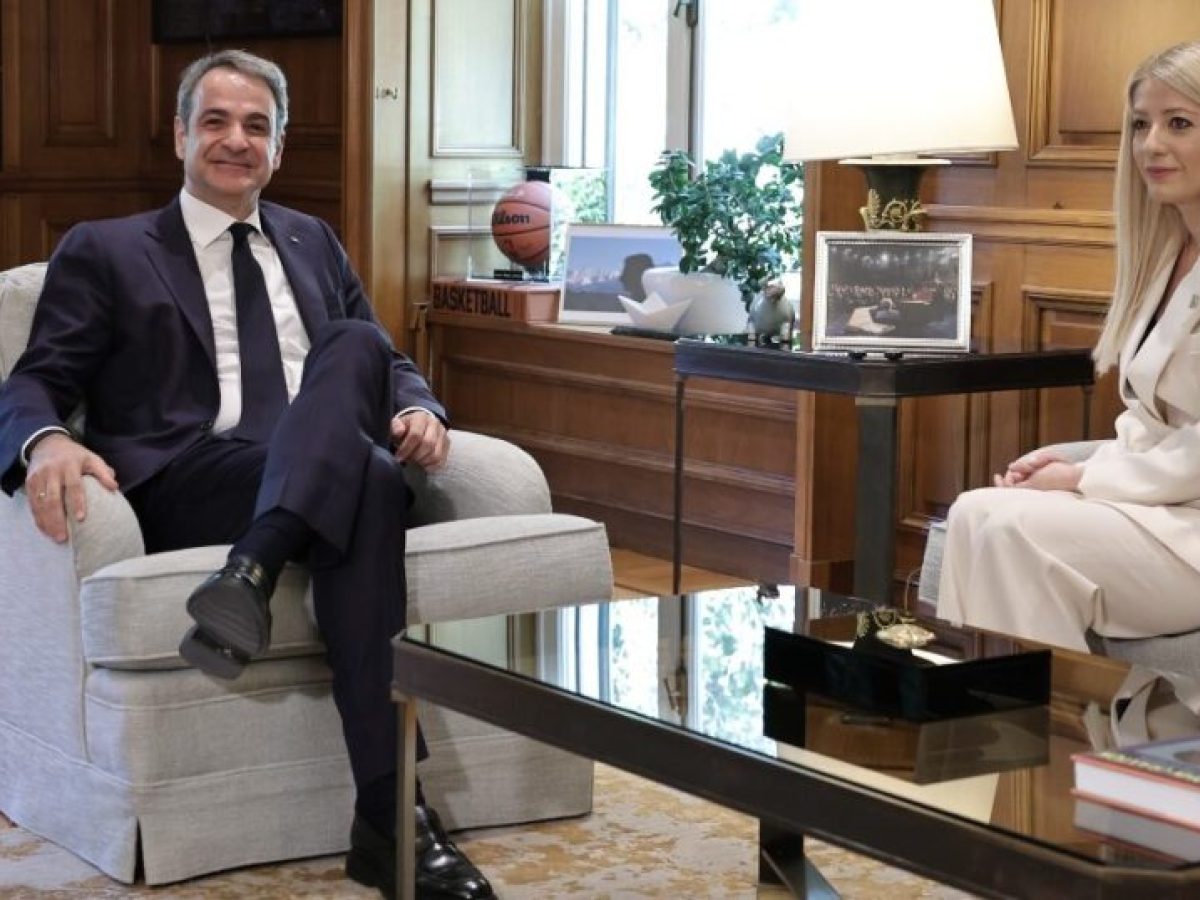 Τετ-α-τετ Μητσοτάκη με την Πρόεδρο της Βουλής των Αντιπροσώπων της Κύπρου: «Ισχυρότεροι από ποτέ οι δεσμοί μας»