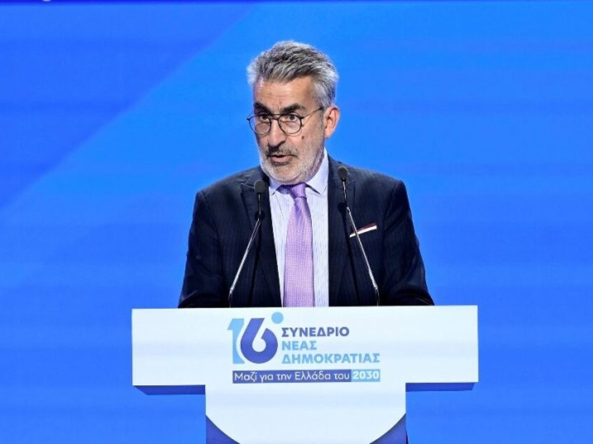 Ξανθόπουλος στο συνέδριο της ΝΔ: Υπηρετούμε δυο αντιπαραθετικά σχήματα που μπορούν και συνομιλούν