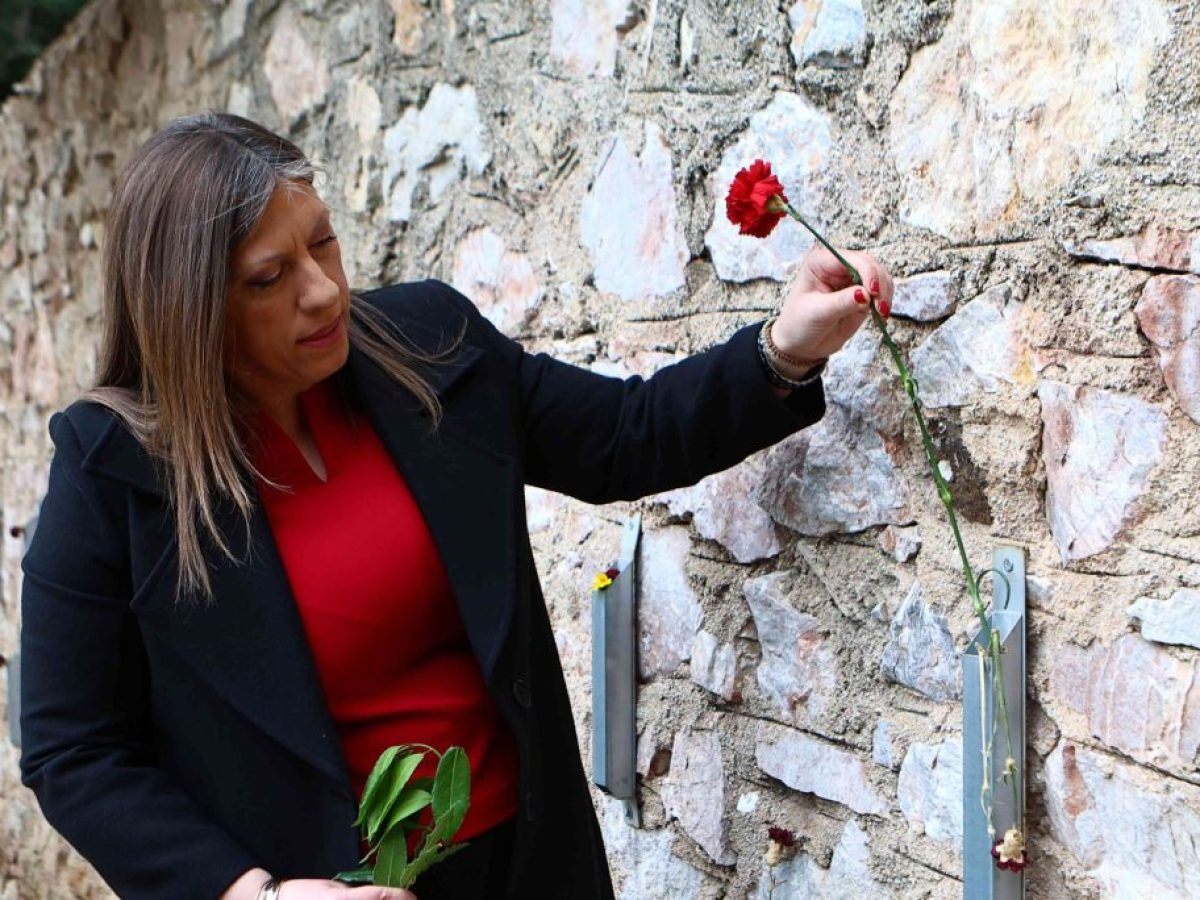 Ζ. Κωνσταντοπούλου από Σκοπευτήριο Καισαριανής: Μέρα μνήμης, τιμής και περηφάνειας η σημερινή