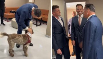 Το βίντεο του Γεωργιάδη από το backstage του debate με τον Κασσελάκη, ο διάλογος με τον Τάιλερ Μακμπέθ και… τα χάδια στη Φάρλυ