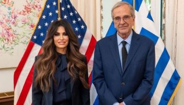 Συνάντηση Κίμπερλι Γκίλφοϊλ με τον Αντώνη Σαμαρά – Στο επίκεντρο οι σχέσεις μεταξύ ΗΠΑ και Ελλάδας